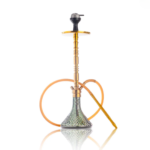 Sultan Igor Hookah with 2 Bags – Golden Stem / Emerald Green Base | 32-Inch Premium Hookah - Image 3