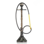 Sultan Orchan Hookah with 2 Bags - Black Base / Black Stem - Image 2